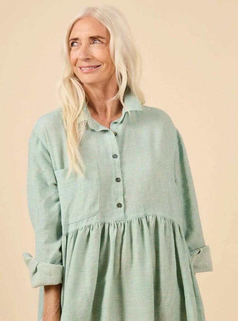 Jenna Button-Up Shirt & Dress by Closet Core Patterns  -