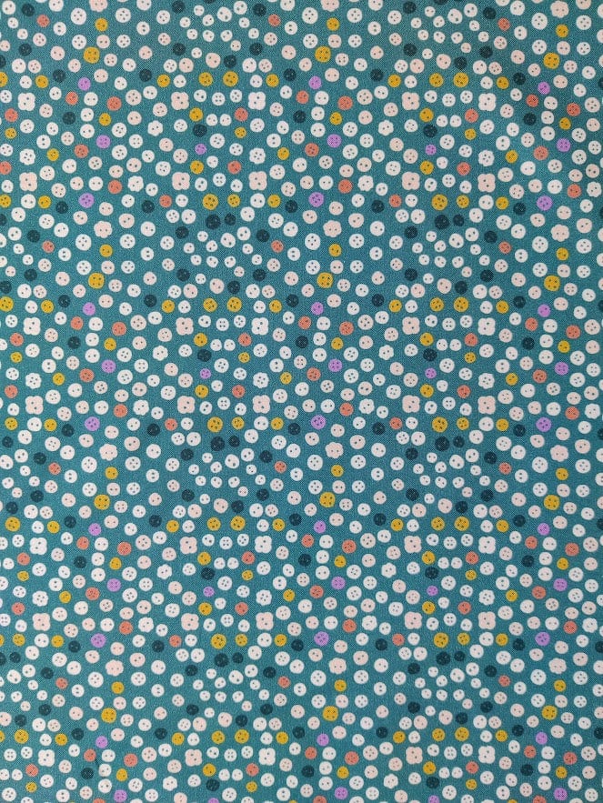 Olivia Buttons - Teal