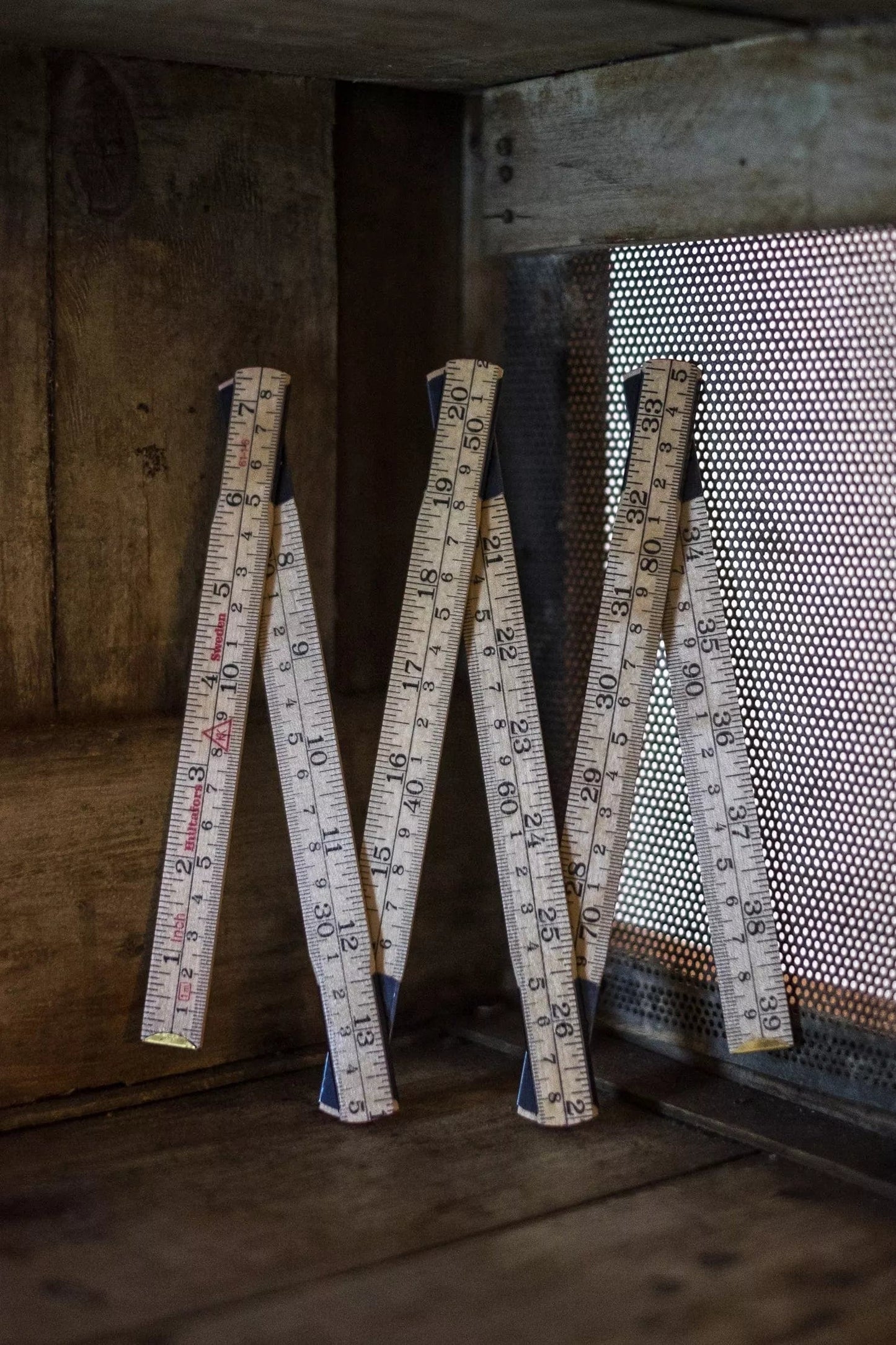 Wooden Folding Ruler -