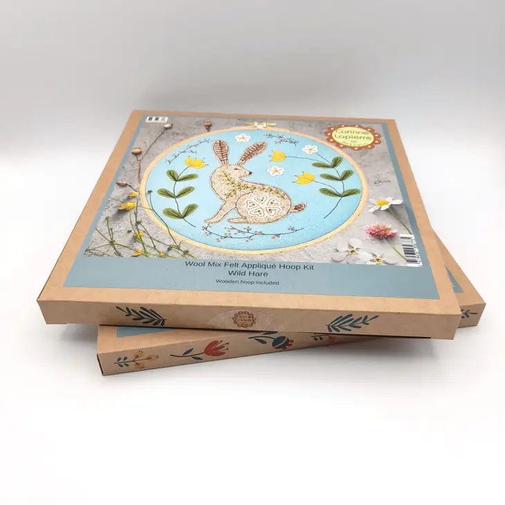 Wild Hare Applique Hoop Craft Kit -