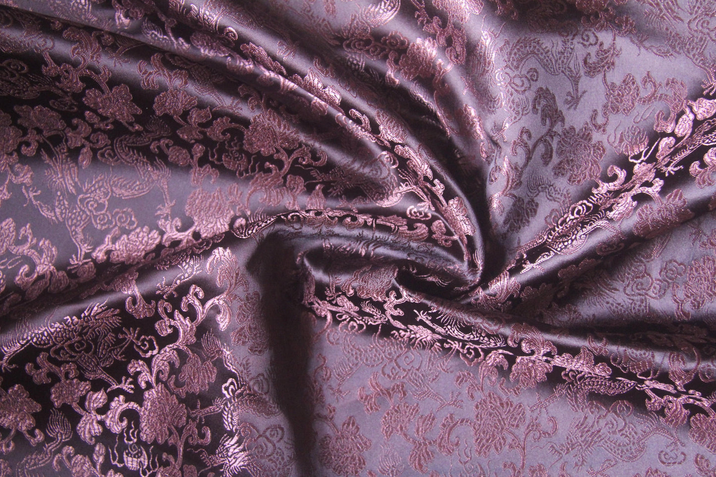 Shanghai Dragon  -  Burgundy