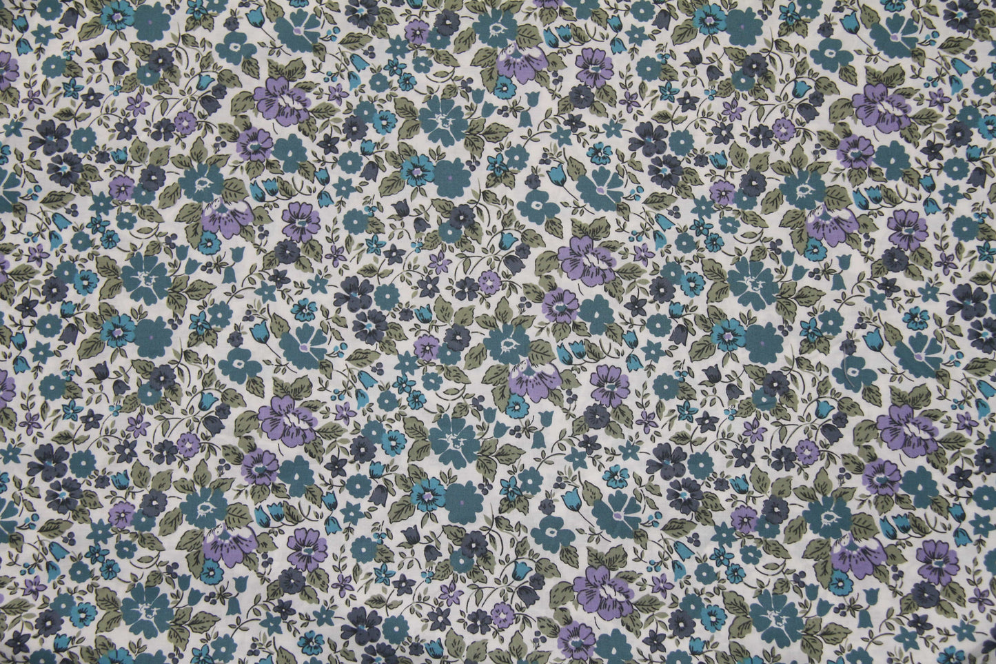 Teal Garden  -  Cream