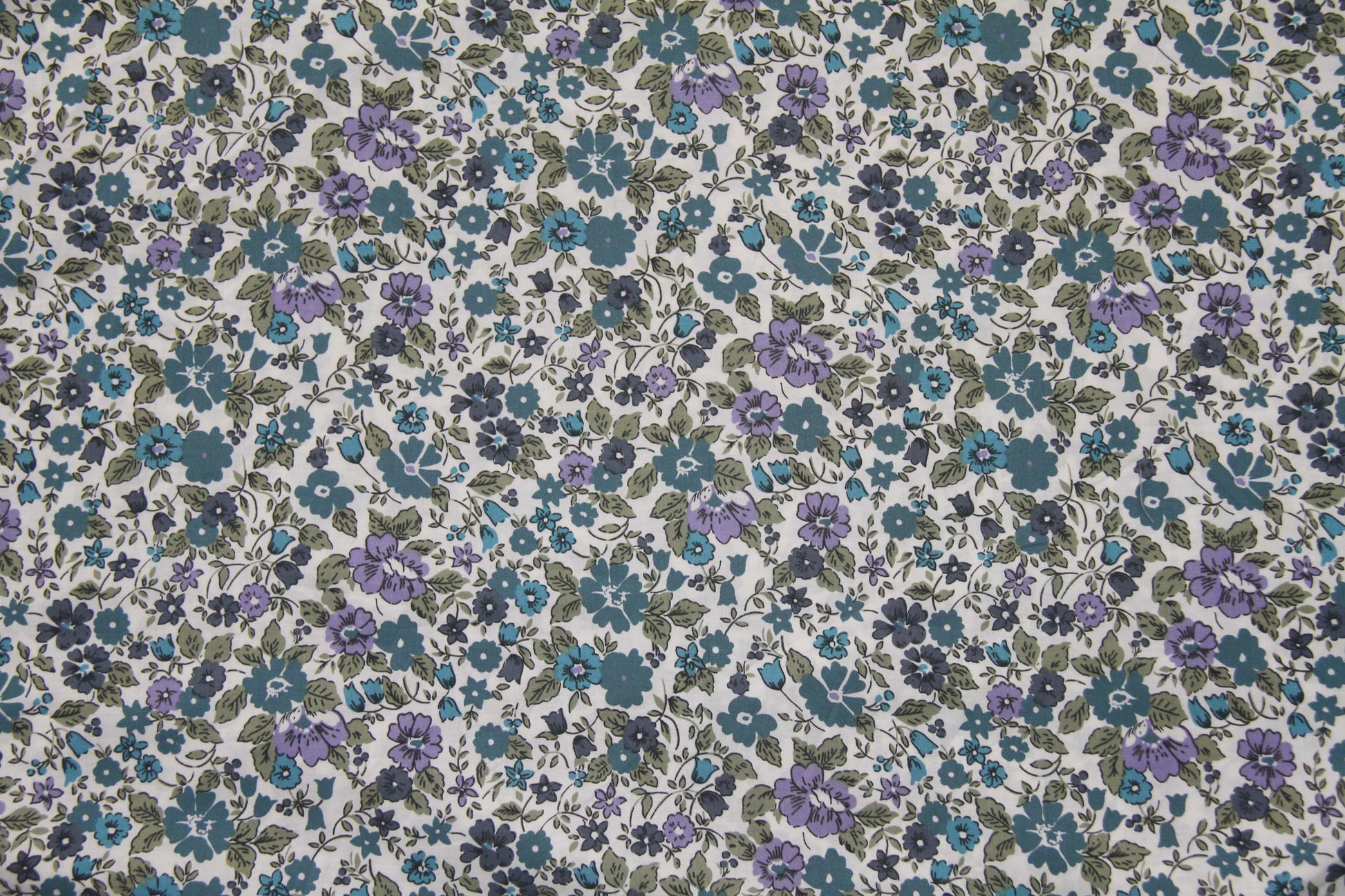 Teal Garden  -  Cream