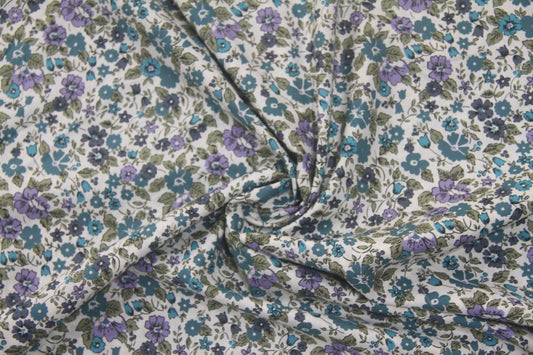 Teal Garden  -  Cream