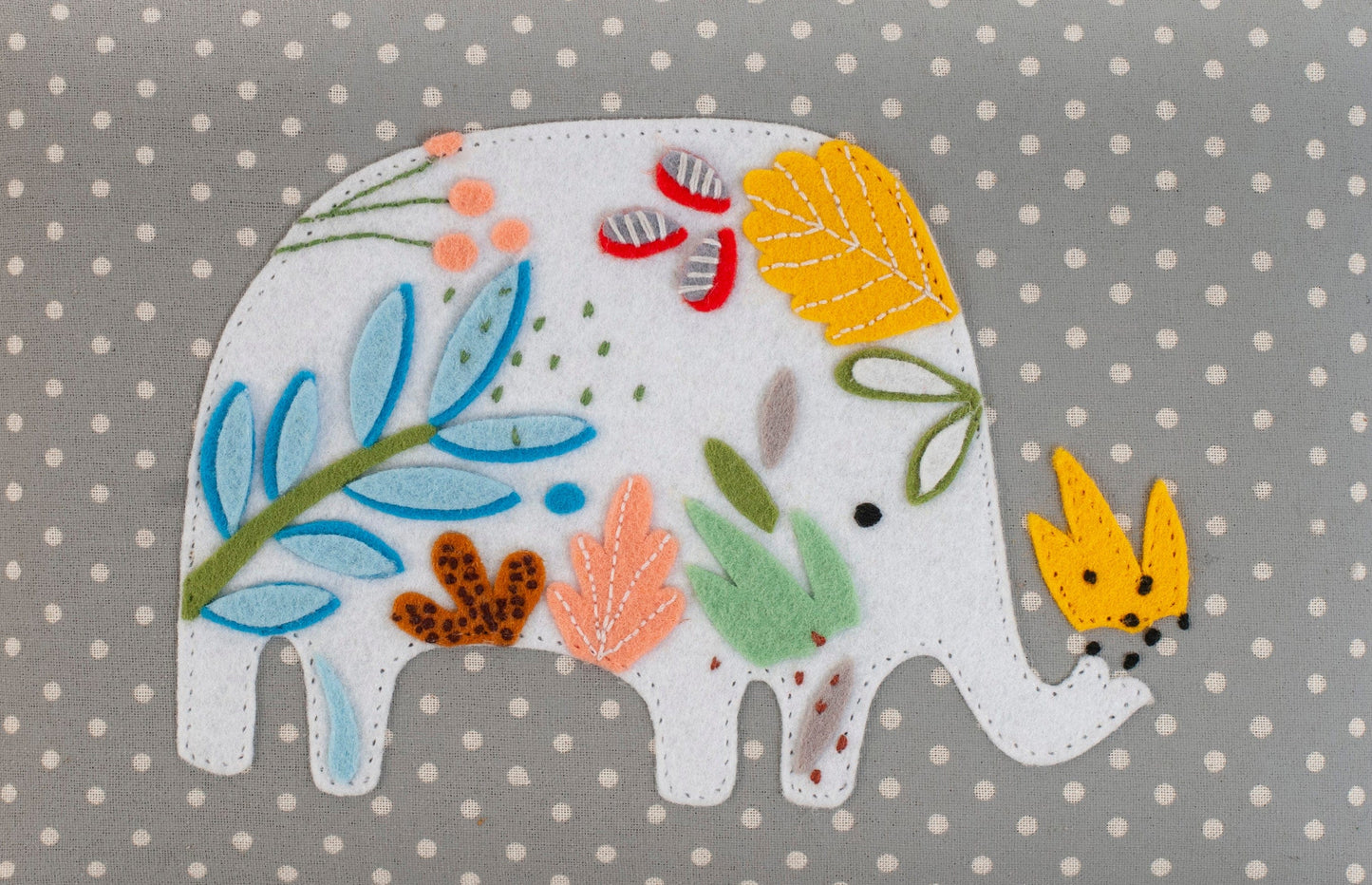 Elephants Sewing Box Medium -
