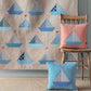 Harper Blue by Tilda  -  Blue Fabric