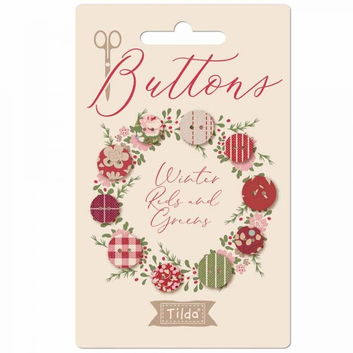 (Copy) Tilda buttons: Creating Memories Winter  -  12mm