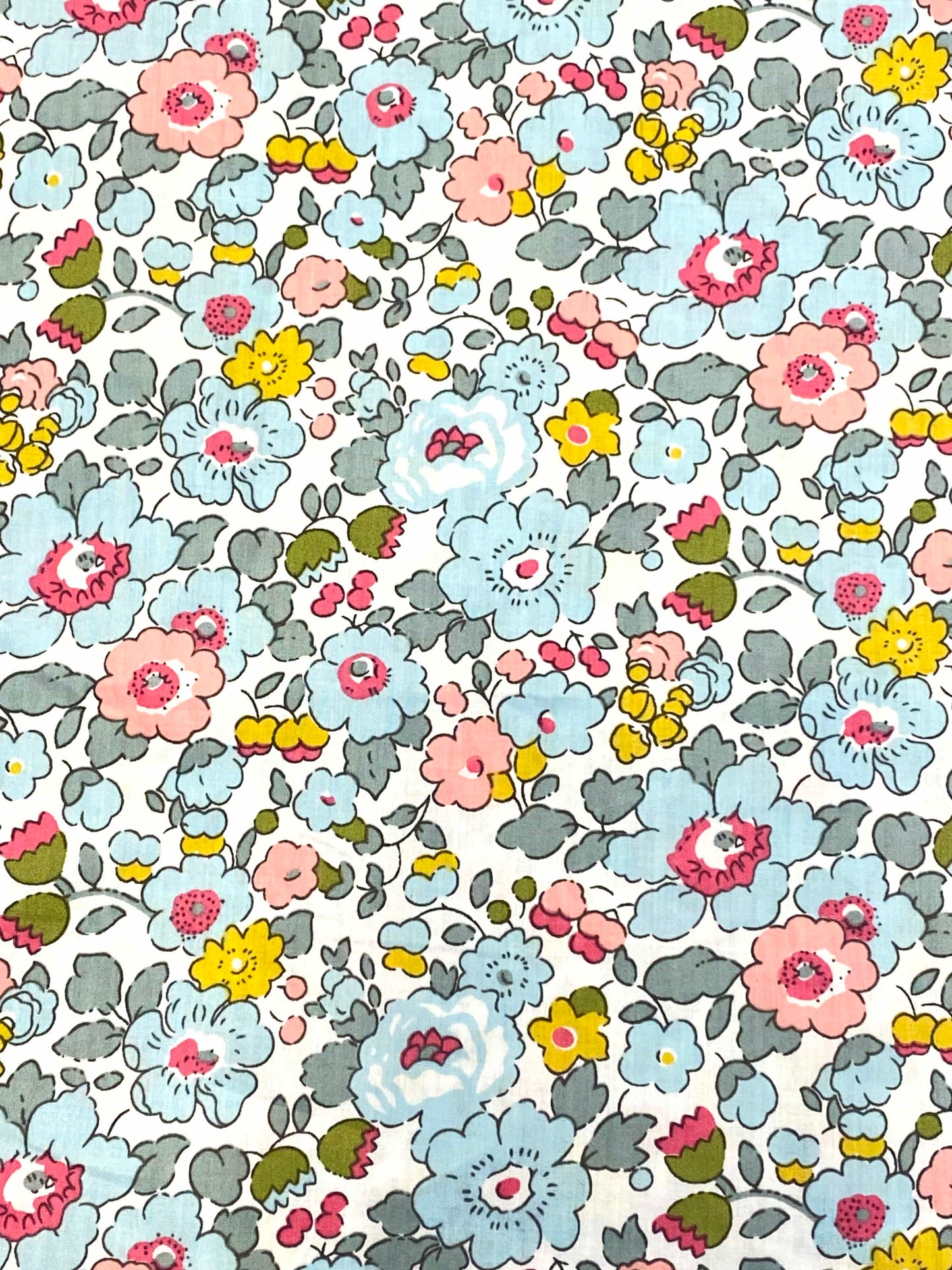 Briar Rose Cotton Law  -  Blue