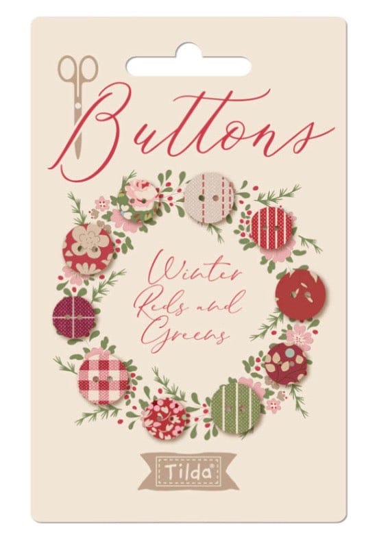 Tilda buttons: Creating Memories Winter  -  12mm