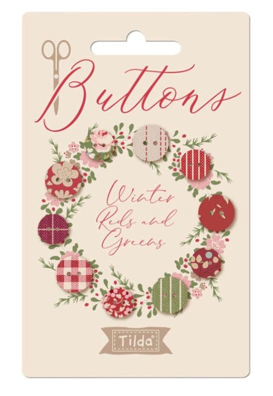 Tilda buttons: Creating Memories Winter  -  12mm