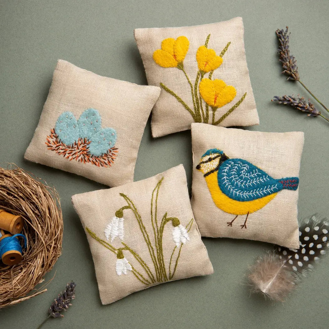 Linen Lavender Bags - Spring  -  Spring