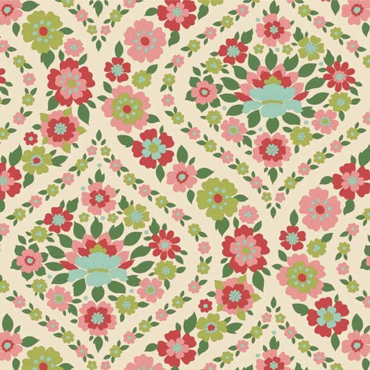 Bianca Green by Tilda - pre order for delivery in June  -  Green Fabric