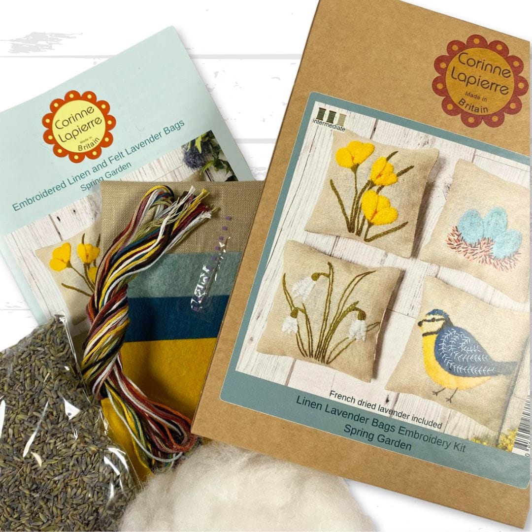 Linen Lavender Bags - Spring  -  Spring