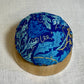 Dome Top Pincushion  -  Woodblock Floral