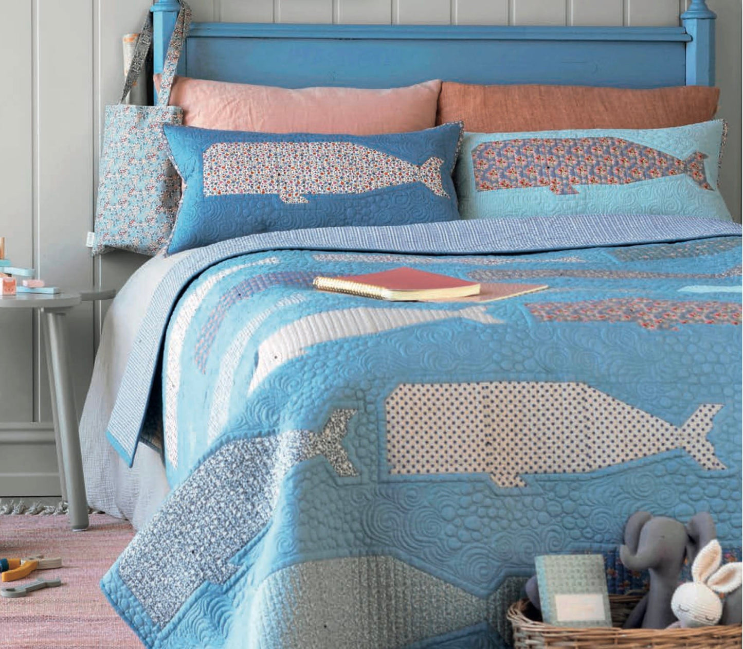 Brie Blue by Tilda  -  Blue Fabric