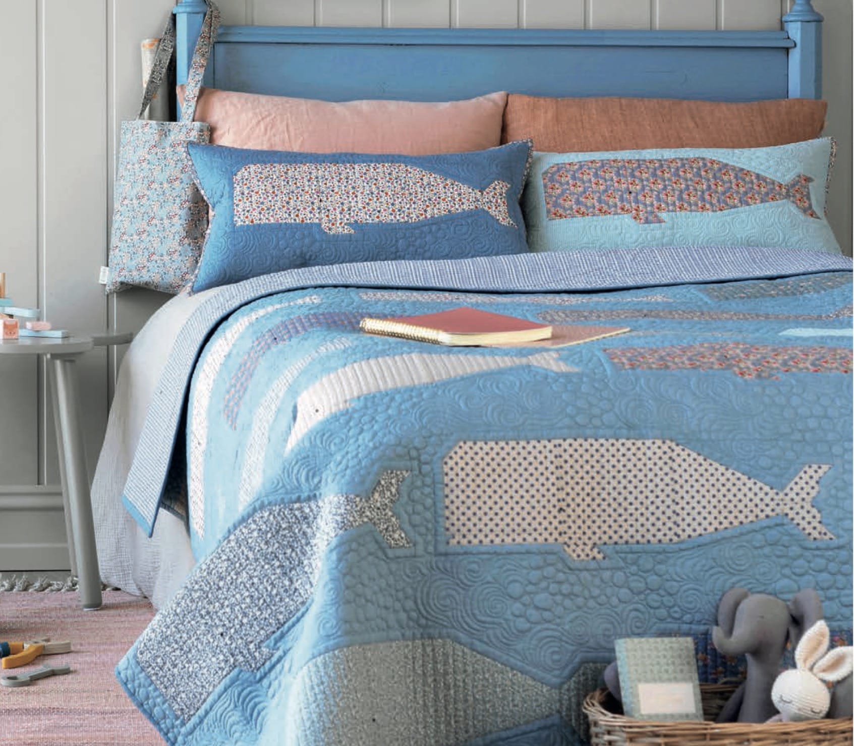 Brie Blue by Tilda  -  Blue Fabric