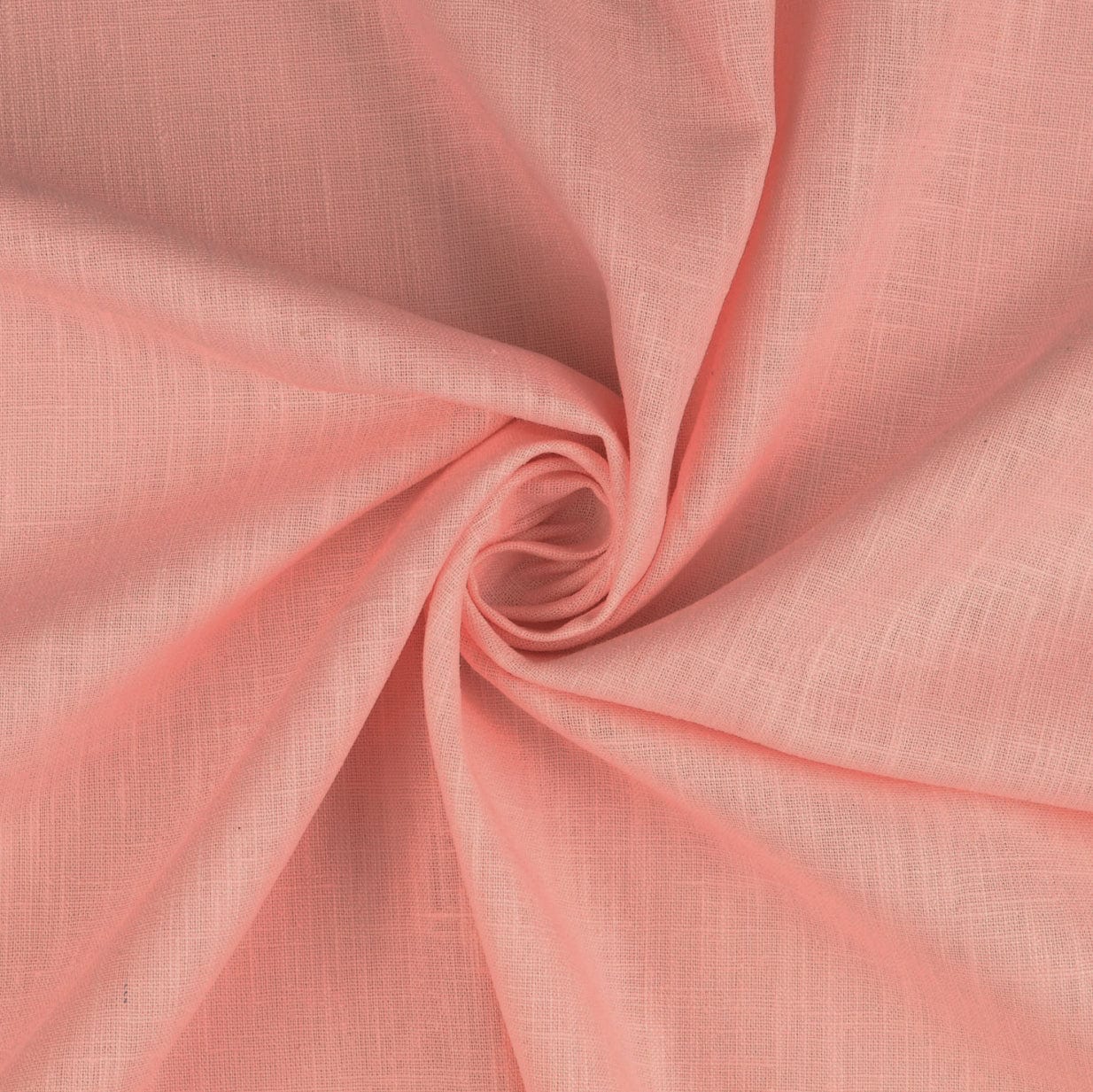 Washed Linen Cotton  -  Dusky Pink