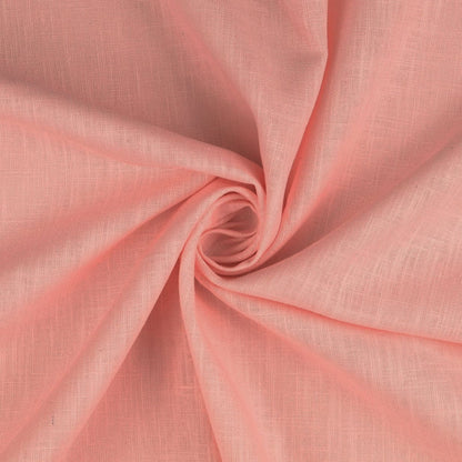 Washed Linen Cotton  -  Dusky Pink