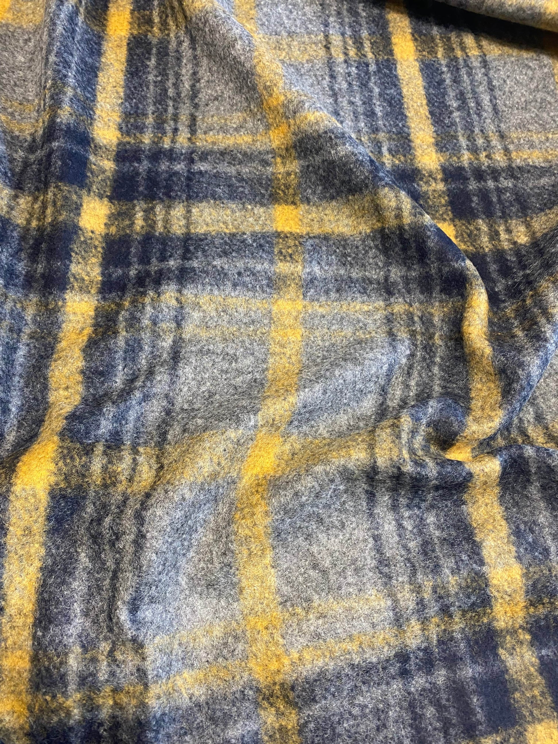 Fergus Wool Check  -  Cranberry