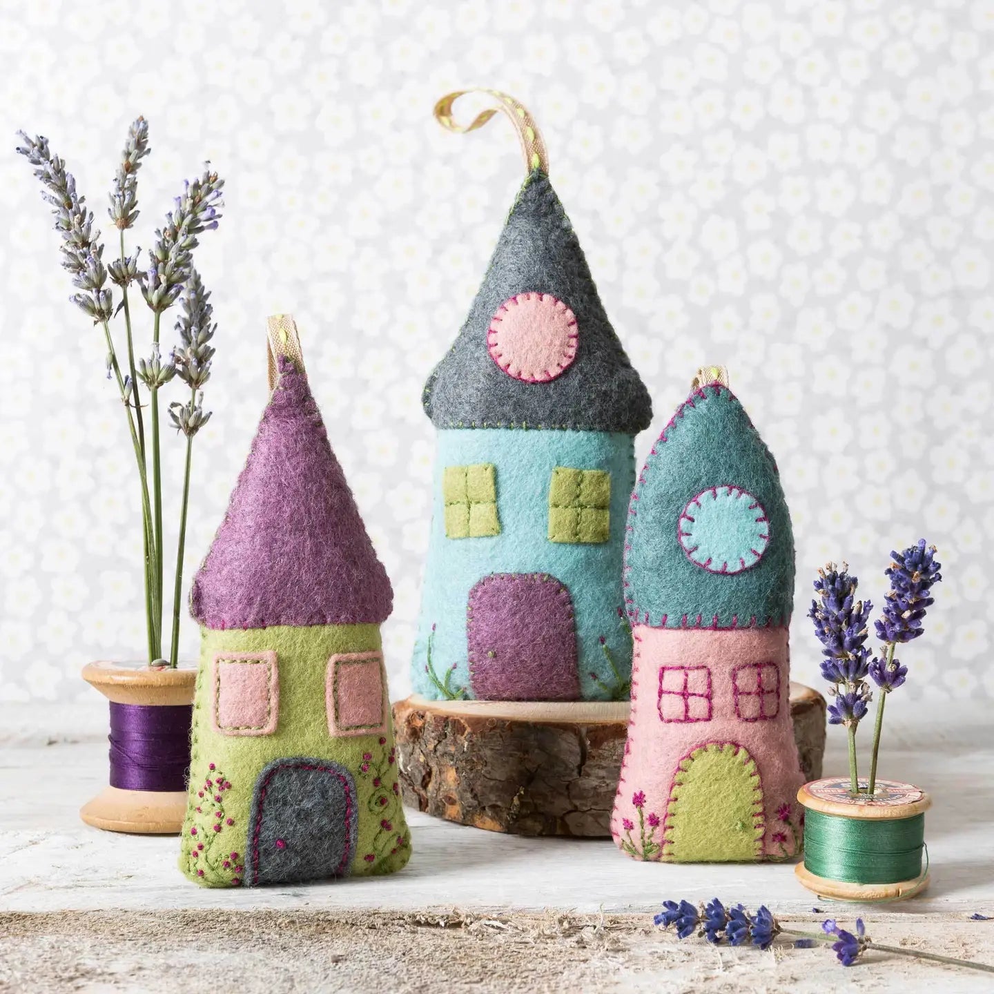 Lavender Felt House Kit  - 