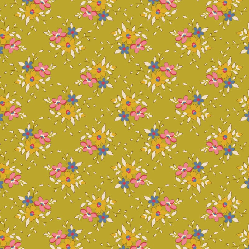 Frida Lime by Tilda  -  Lime Fabric