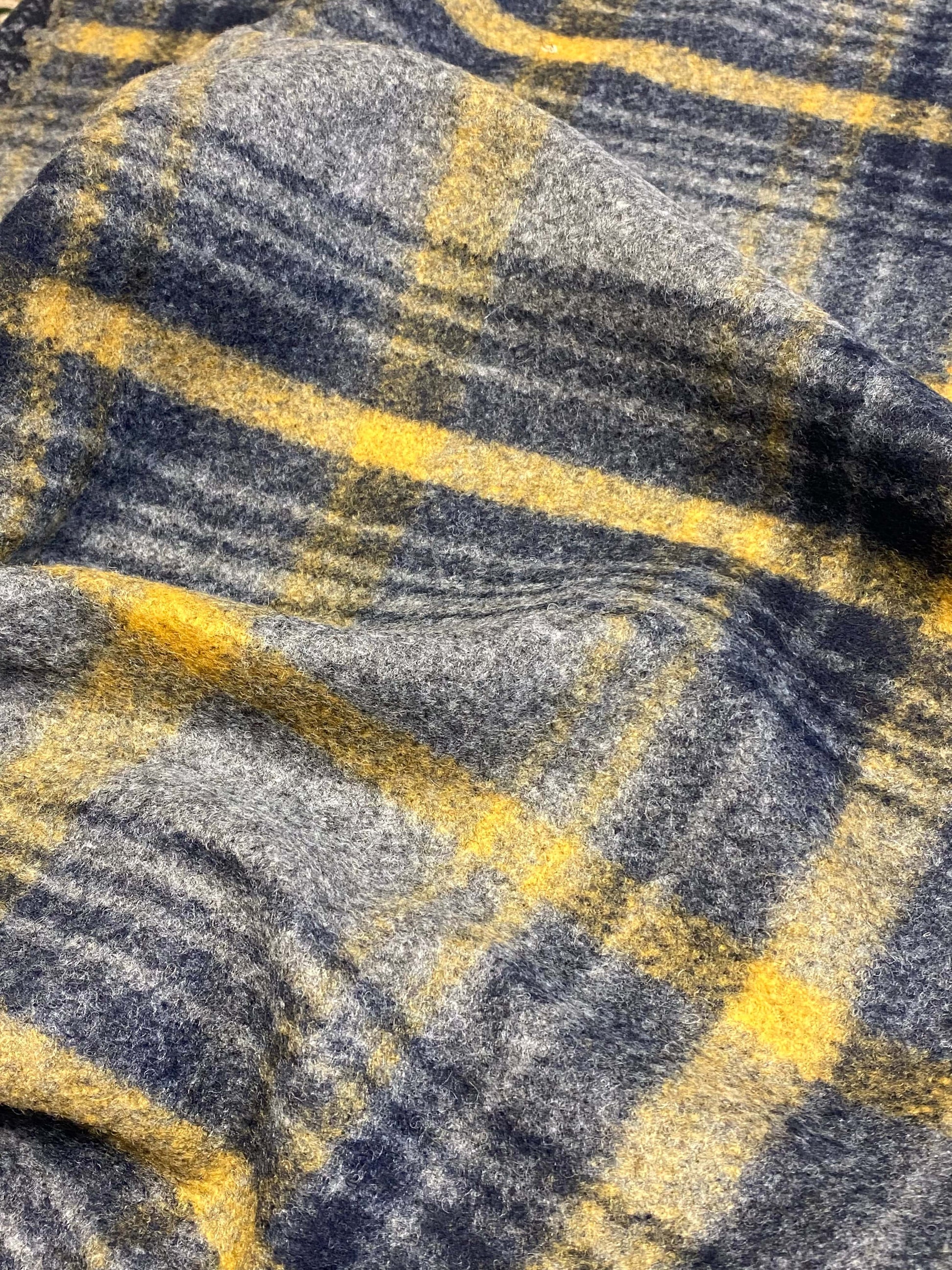 Fergus Wool Check  -  Cranberry