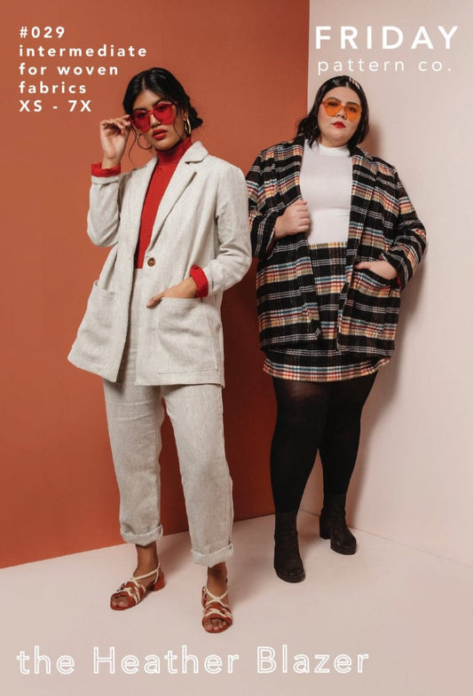 The Heather Blazer Friday Pattern Company  - 