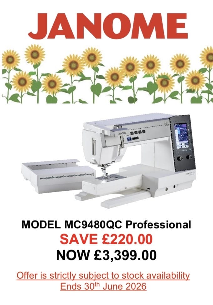 MC9480 QC Professional  SAVE £220  -  sewing machine