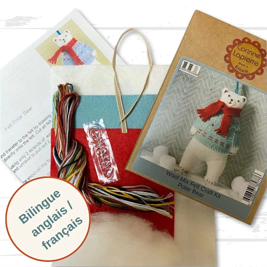 Polar Bear Felt Craft Kit  - 