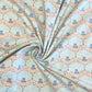 Blossom   Pima Cotton Lawn  -  Aqua