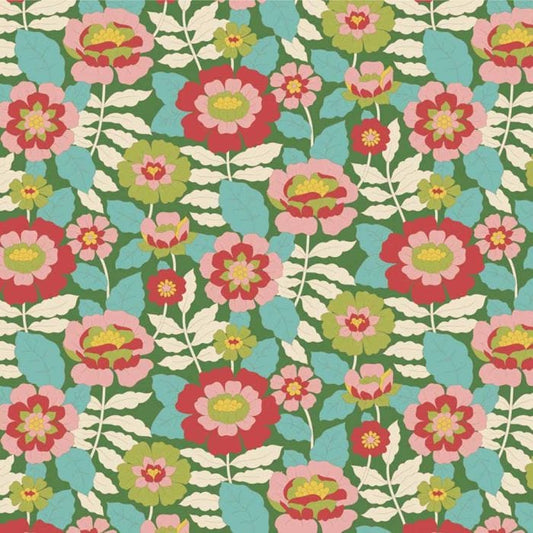 Beverly Green  by Tilda - pre order for delivery in June  -  Green Fabric