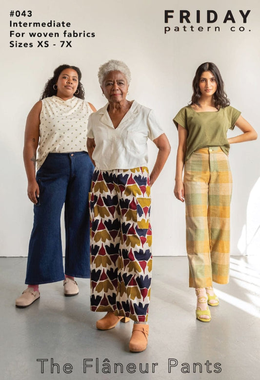 Flâneur Pants Friday Pattern Company  - 