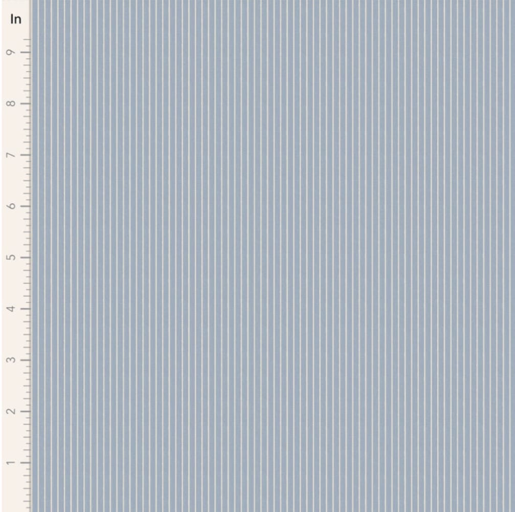 Woven Stripe Blue by Tilda  -  Blue Fabric