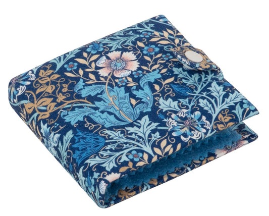 Woodblock Floral Needle Case  - 