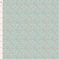 Tilda Village Life ~ Lillian Teal  -  Teal Fabric