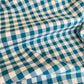 Yarn Dyed Cotton Gingham 9mm  -  Teal