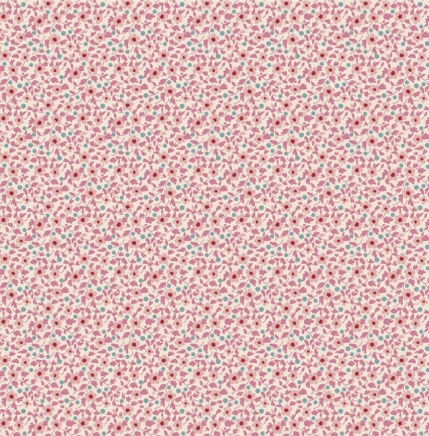 Brie Pink by Tilda  -  Pink Fabric