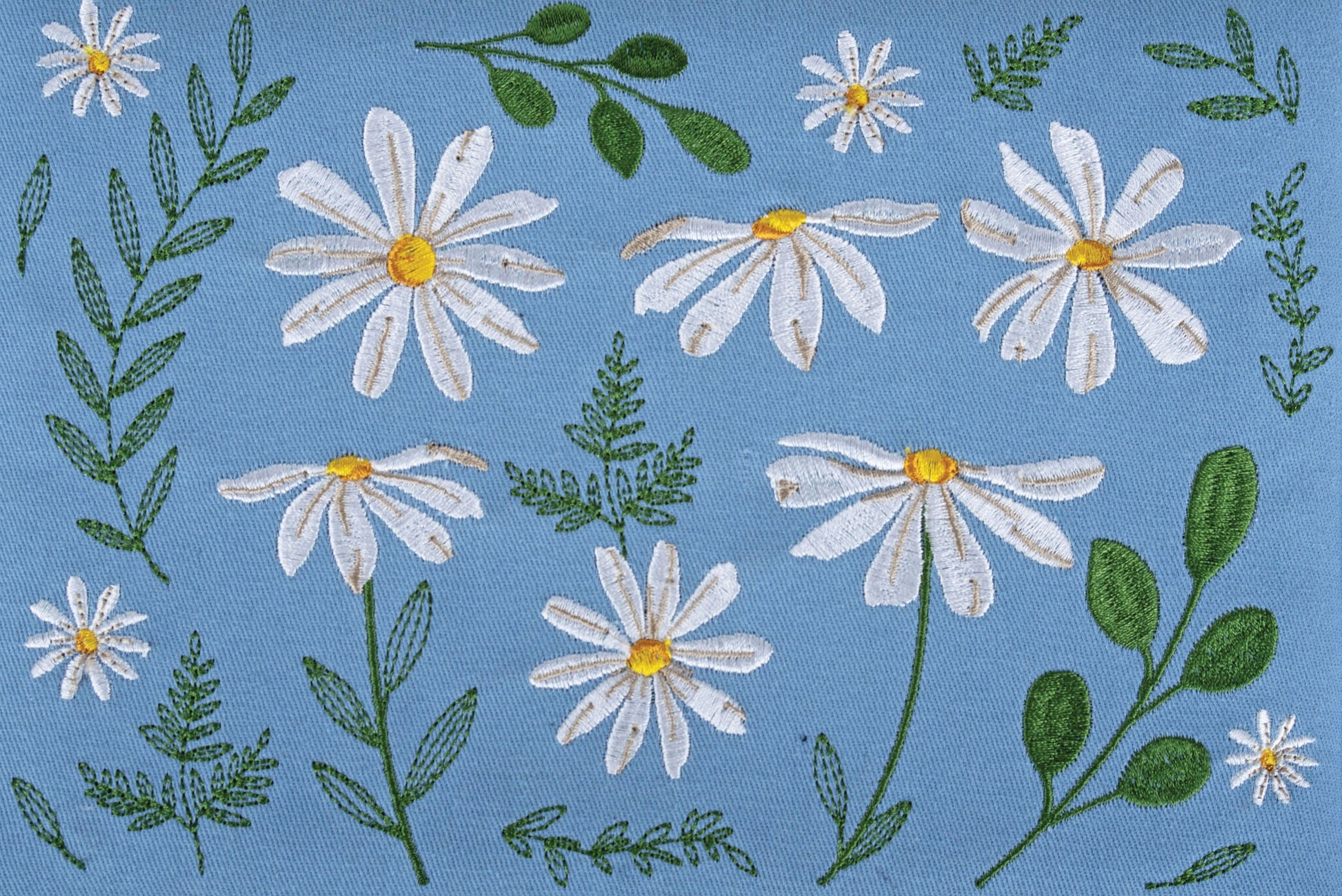 Denim Daisies Sewing Box  - 
