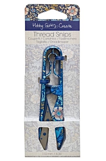 Woodblock Floral Fabric Snips  - 