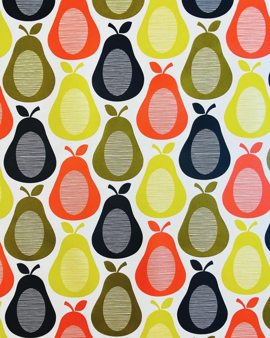 Scribble Pear (oil cloth)  Orla Kiely