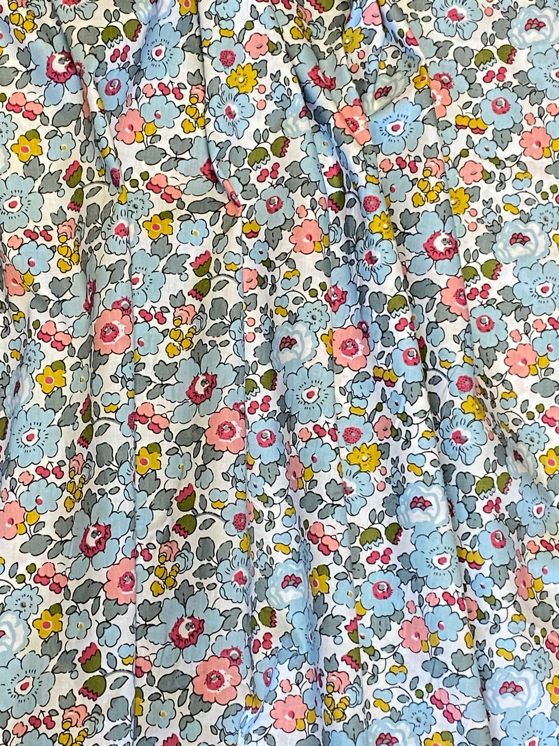 Briar Rose Cotton Law  -  Blue