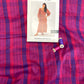 Woven Madras  -  Magenta