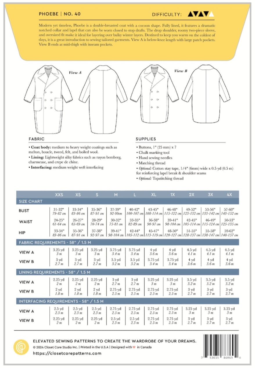 Phoebe Coat Closet Core  - 