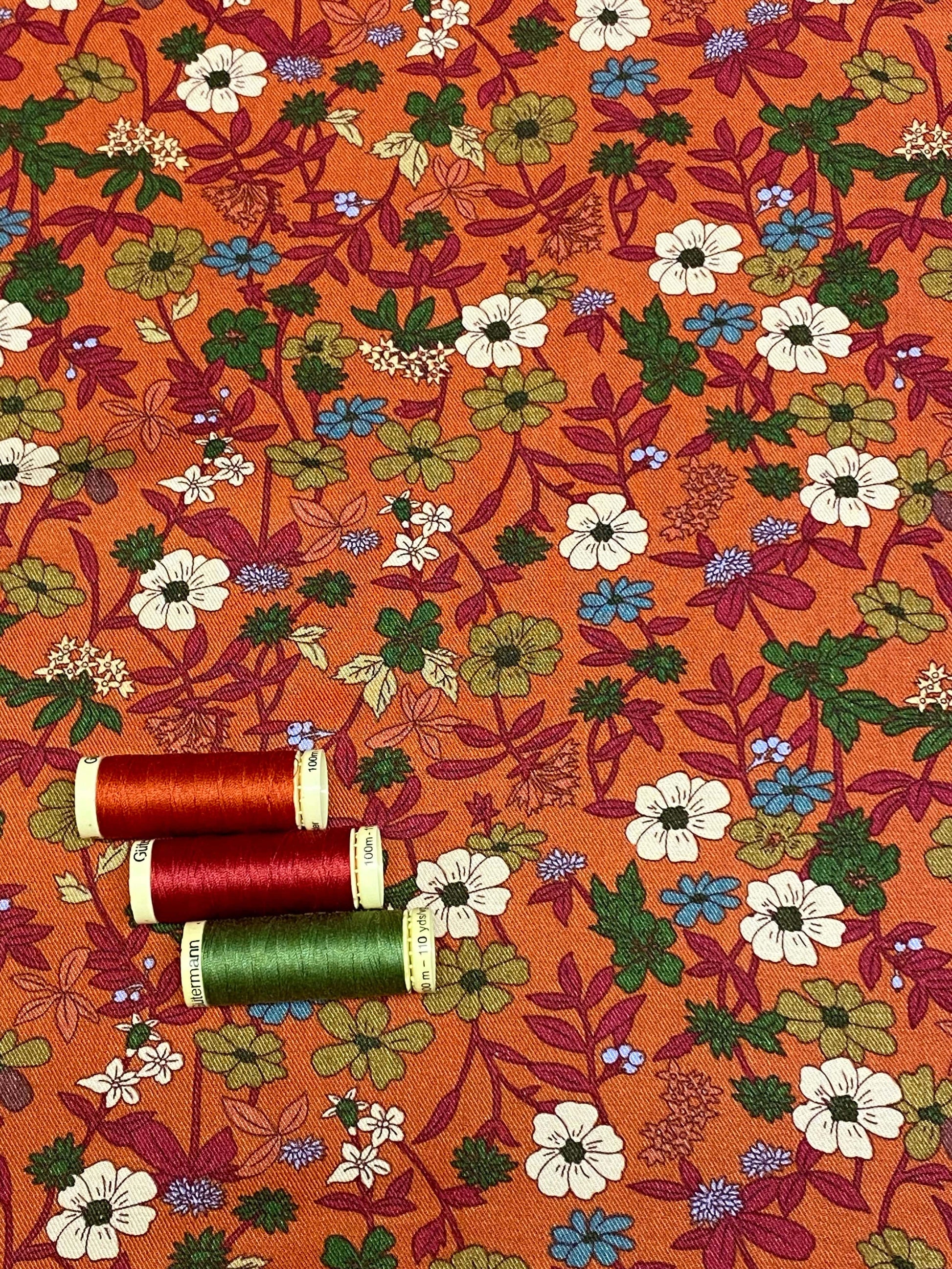 Eriskay Viscose Twill  -  Rust