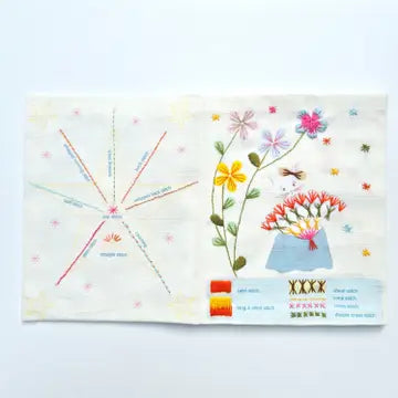 Mouse Embroidery Sampler Book  - 