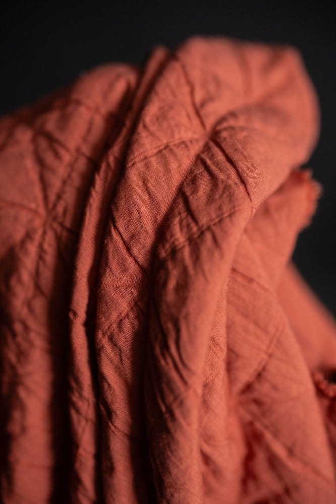 Orange Spritz Jacquard Cotton Merchant & Mills  -  Orange Spritz
