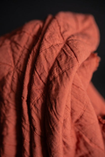 Orange Spritz Jacquard Cotton Merchant & Mills  -  Orange Spritz