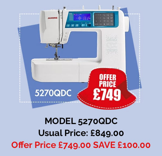 5270QDC  SAVE £100  -  sewing machine