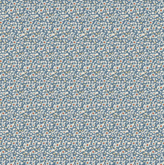 Brie Blue by Tilda  -  Blue Fabric