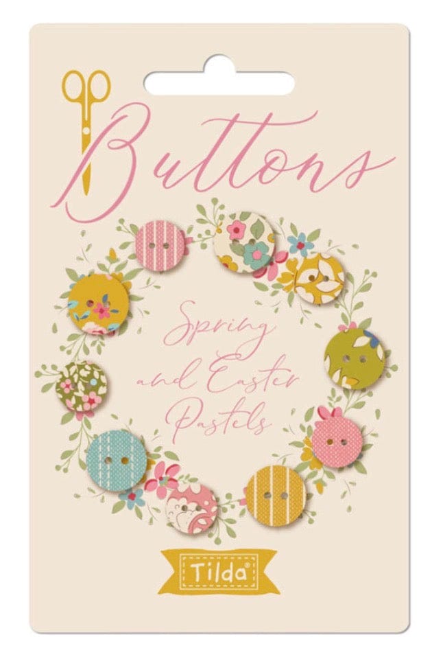 Tilda buttons: Creating Memories Spring  -  12mm